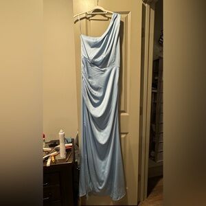 One shoulder formal dress